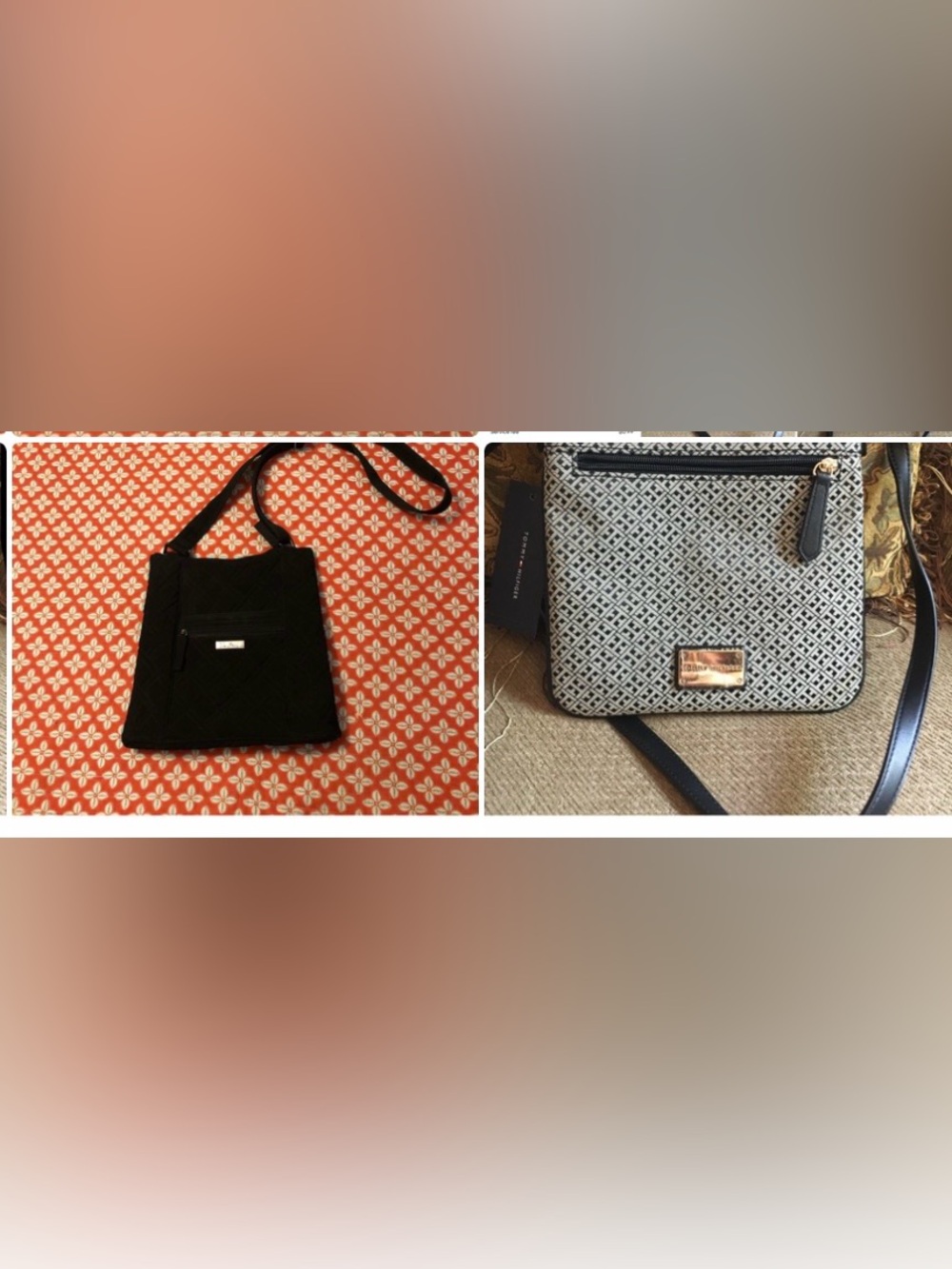 Vera Bradley and Tommy Hilfiger purses
